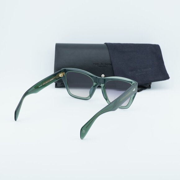 Rag & Bone RNB1046/G/S 01ED PR Square Sunglasses - Green/Grey main image 5